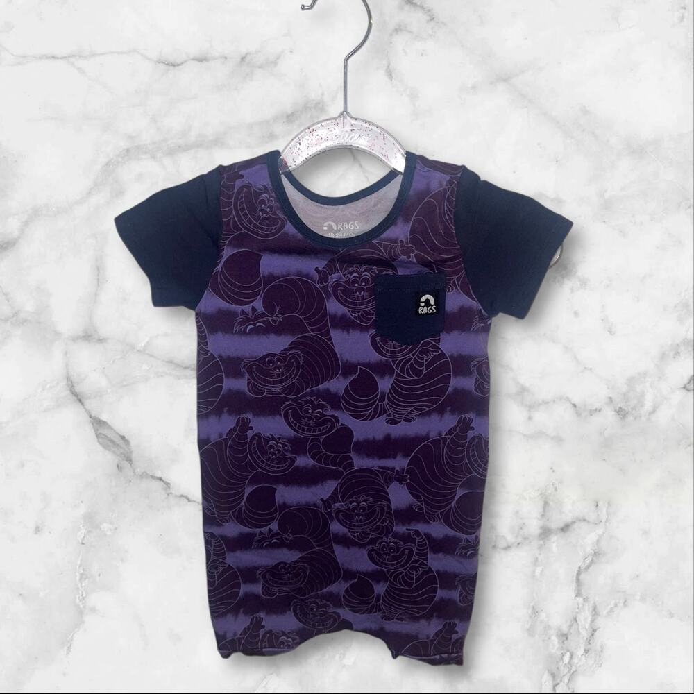 Rags Alice in Wonderland Shorty Romper